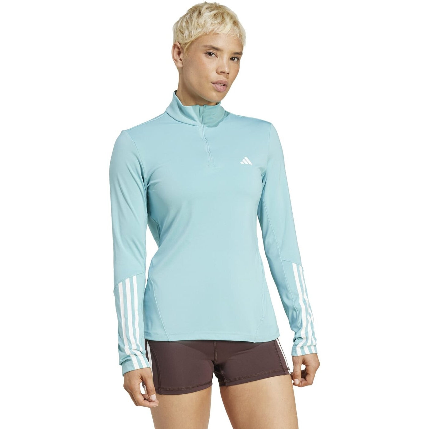 HYGLM 1/4ZIP MINTON/WHITE MINTON/WHITE Bild 2