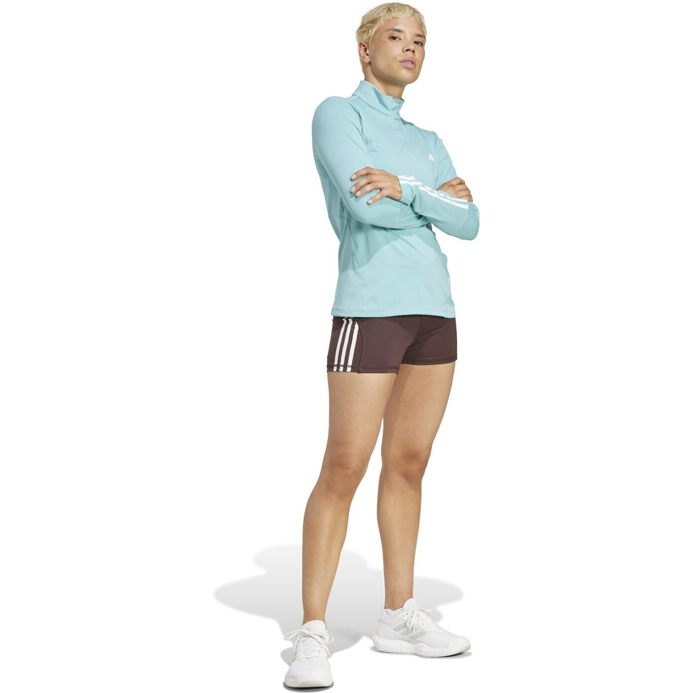 HYGLM 1/4ZIP MINTON/WHITE MINTON/WHITE Bild 4