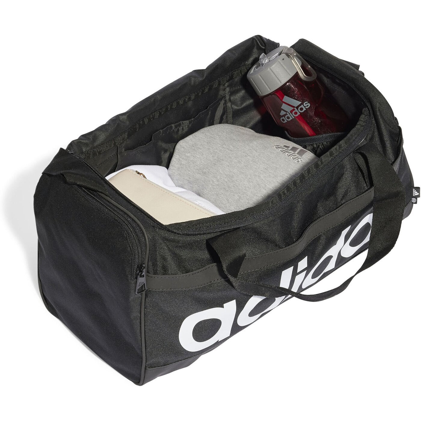 LINEAR DUFFEL S BLACK/WHITE BLACK/WHITE Bild 6