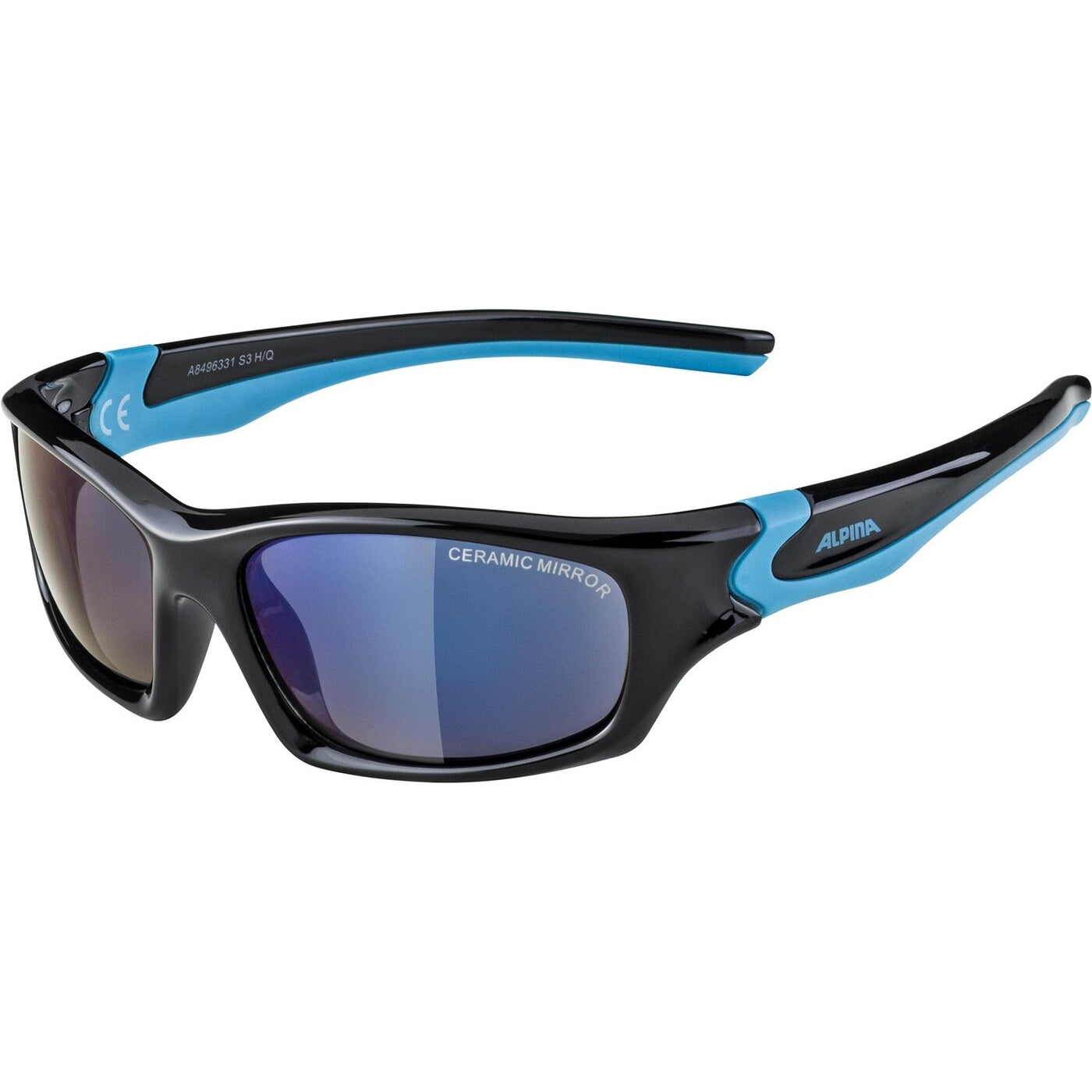 FLEXXY TEEN SCHWARZ-CYAN BLACK-CYAN GLOSS Bild 1