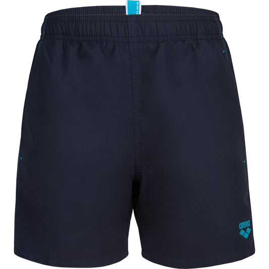 BOYS' BEACH BOXER SOLID R NAVY-TURQUOISE NAVY-TURQUOISE Bild 1