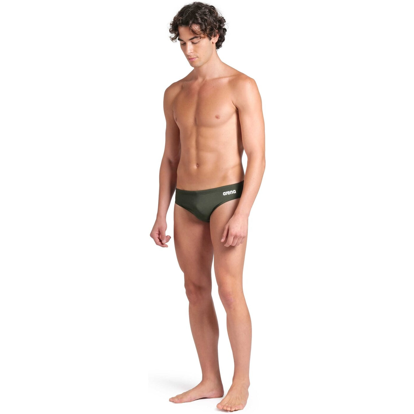 MEN'S TEAM SWIM BRIEFS SOLID DARK SAGE-WHITE DARK SAGE-WHITE Bild 3