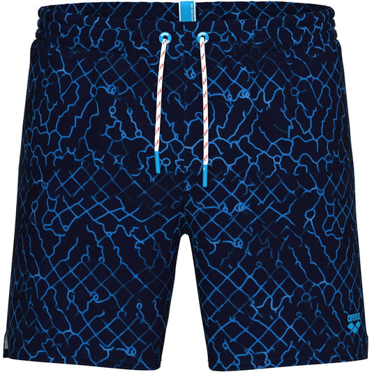 MEN'S ARENA WATER PRINTS BEACH BOXER AO NAVY MULTI NAVY MULTI Bild 1