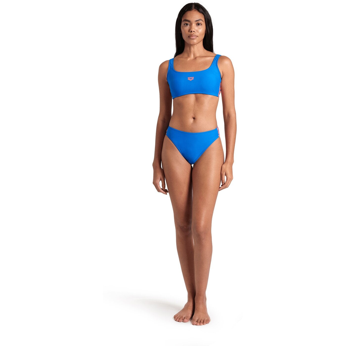 WOMEN'S ARENA ICONS BRALETTE SOLID BLUE CHINA-CALYPSO CORAL Bild 6