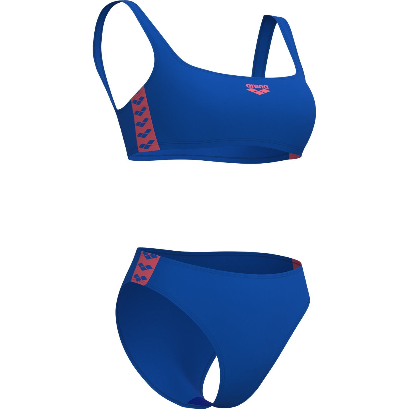 WOMEN'S ARENA ICONS BRALETTE SOLID BLUE CHINA-CALYPSO CORAL Bild 8