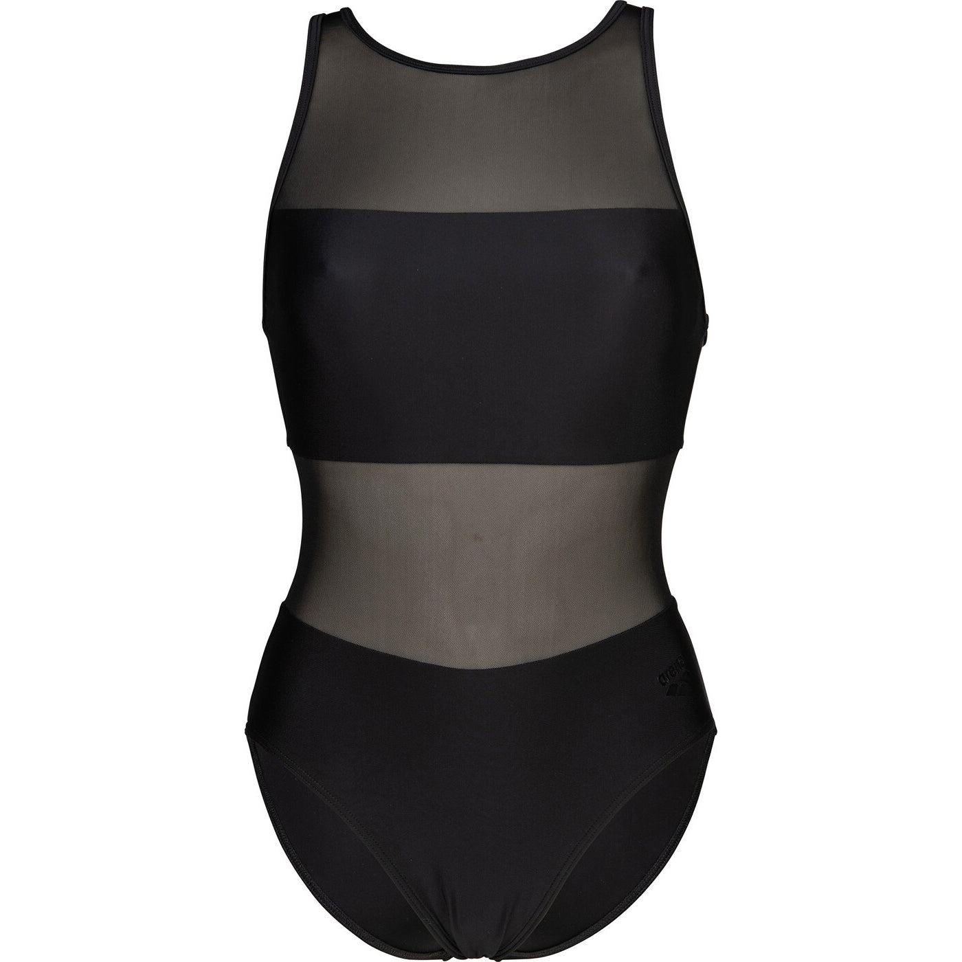 WOMEN'S ARENA MESH PANELS SWIMSUIT BLACK Bild 1