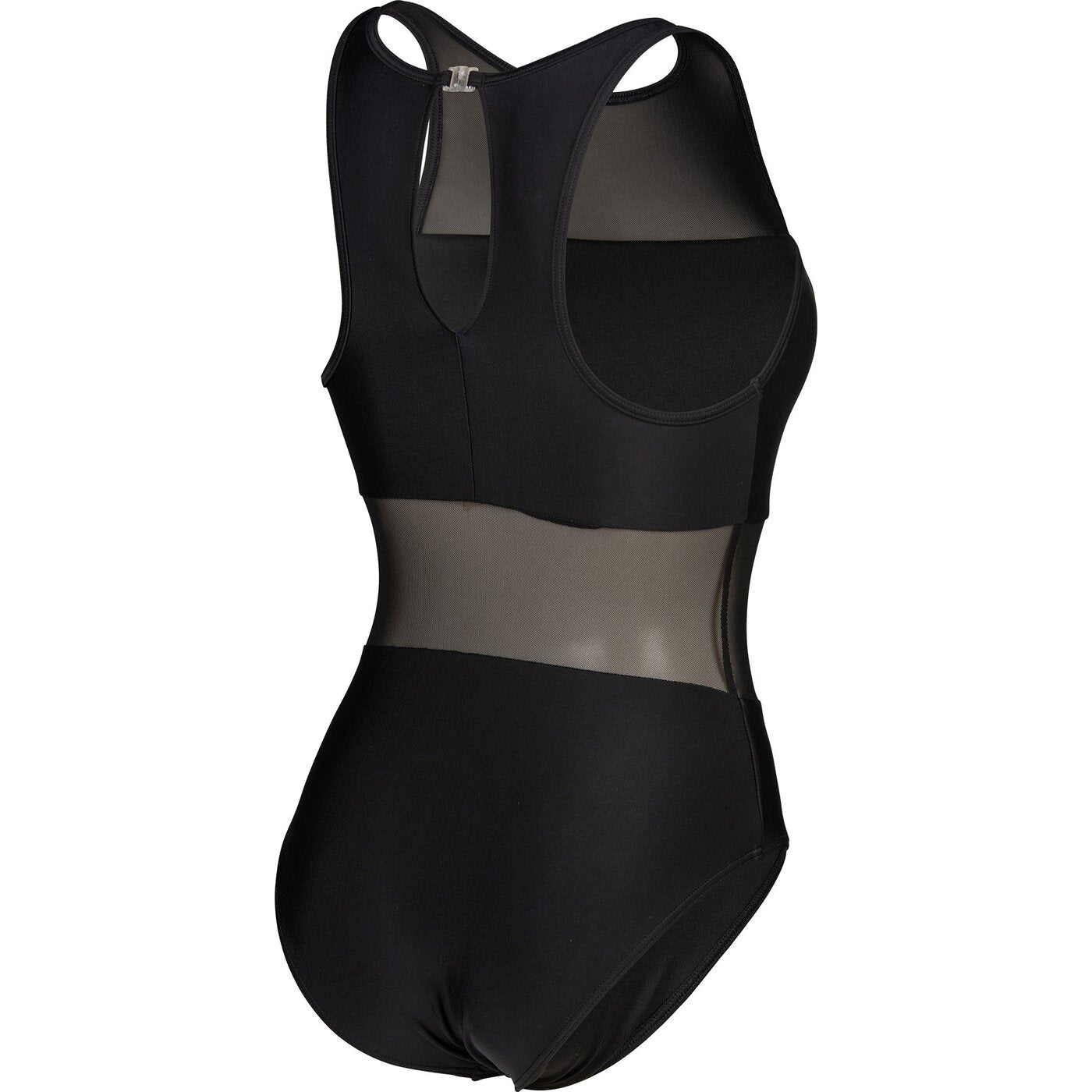 WOMEN'S ARENA MESH PANELS SWIMSUIT BLACK Bild 4