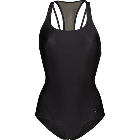 WOMEN'S ARENA MESH PANELS SWIMSUIT BLACK Bild 1