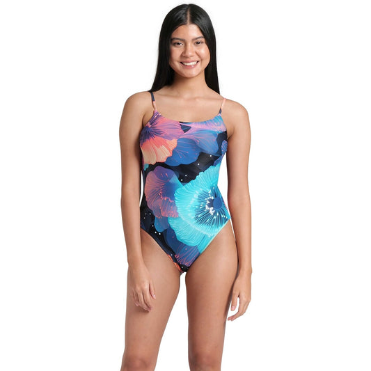 WOMEN'S ARENA WATER PRINTS SWIMSUIT SEA FLOOR SEA FLOOR Bild 1