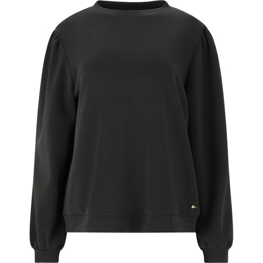 Jillnana V2 W Balloon Sleeve Sweat BLACK BLACK Bild 1