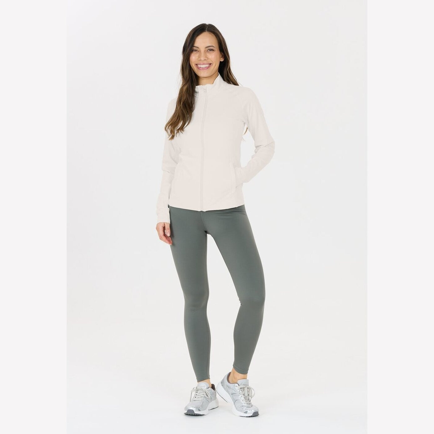Krosa W Full Zip VAPOROUS GRAY VAPOROUS GRAY Bild 5