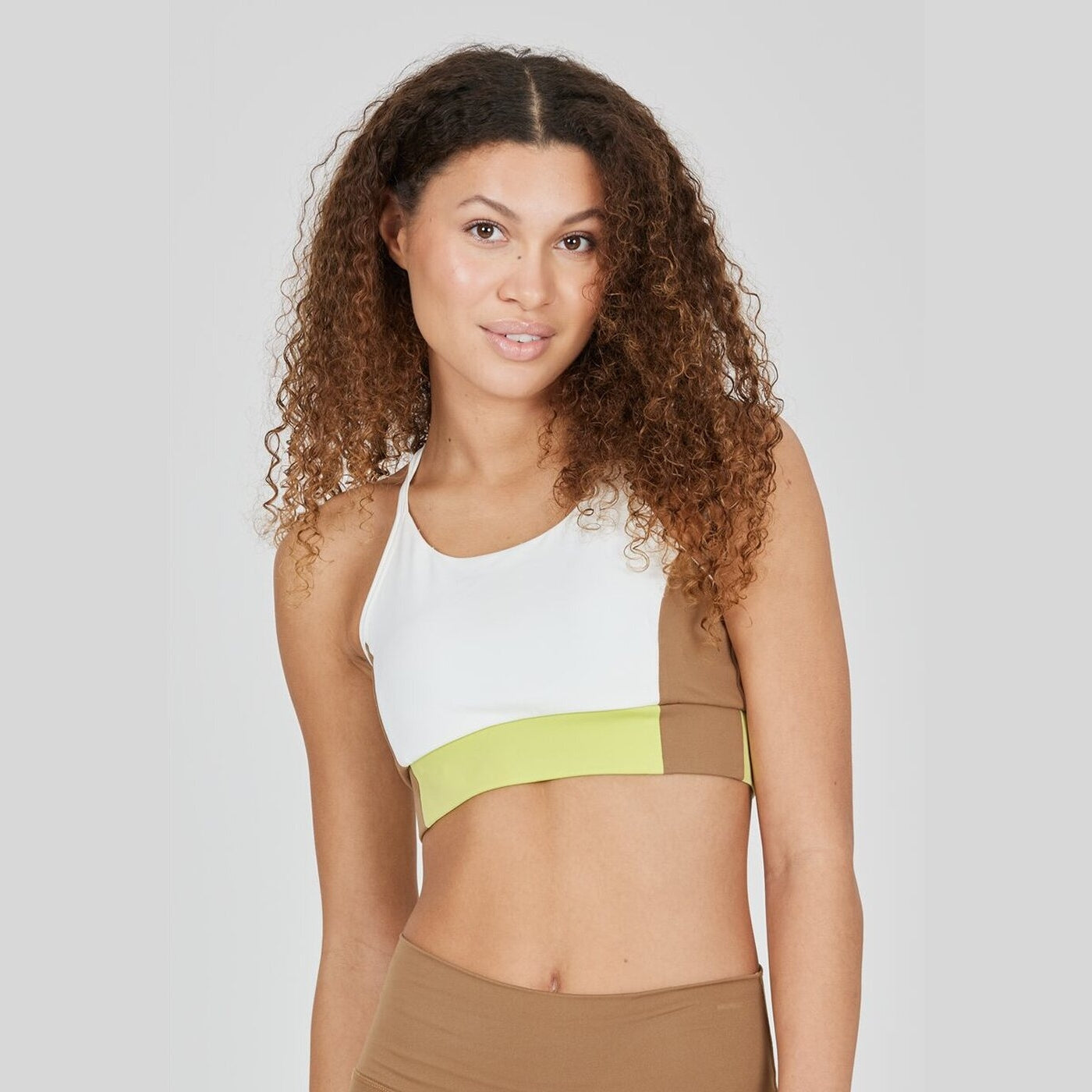 Sukey W Color Block Bra WHISPER WHITE WHISPER WHITE Bild 3