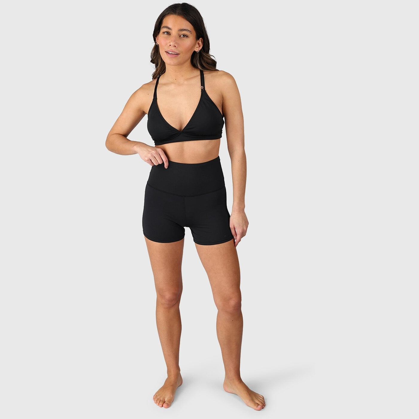 Hibiki Women Legging Shorts BLACK BLACK Bild 4