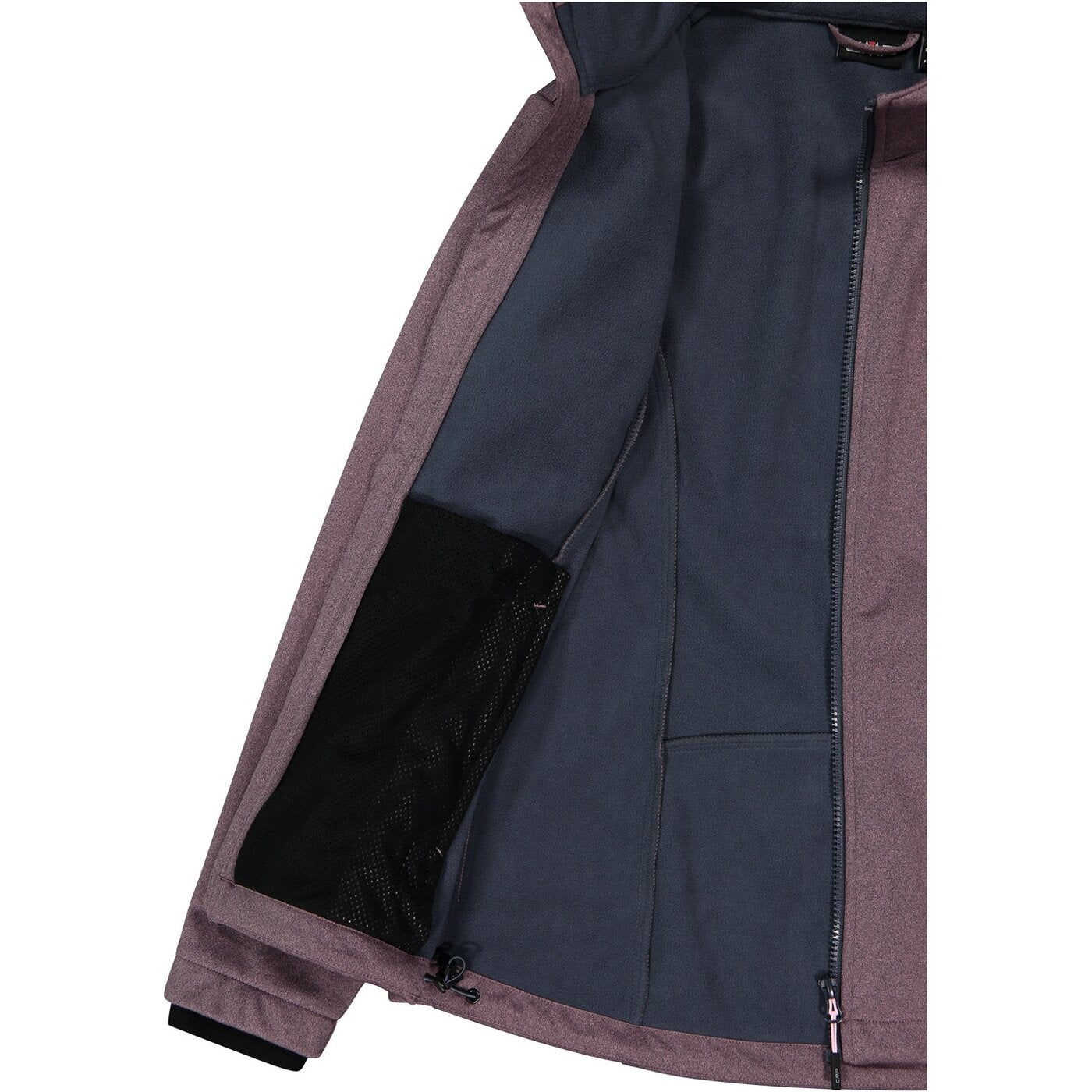 WOMAN JACKET ZIP HOOD PINK MEL. PINK MEL. Bild 6