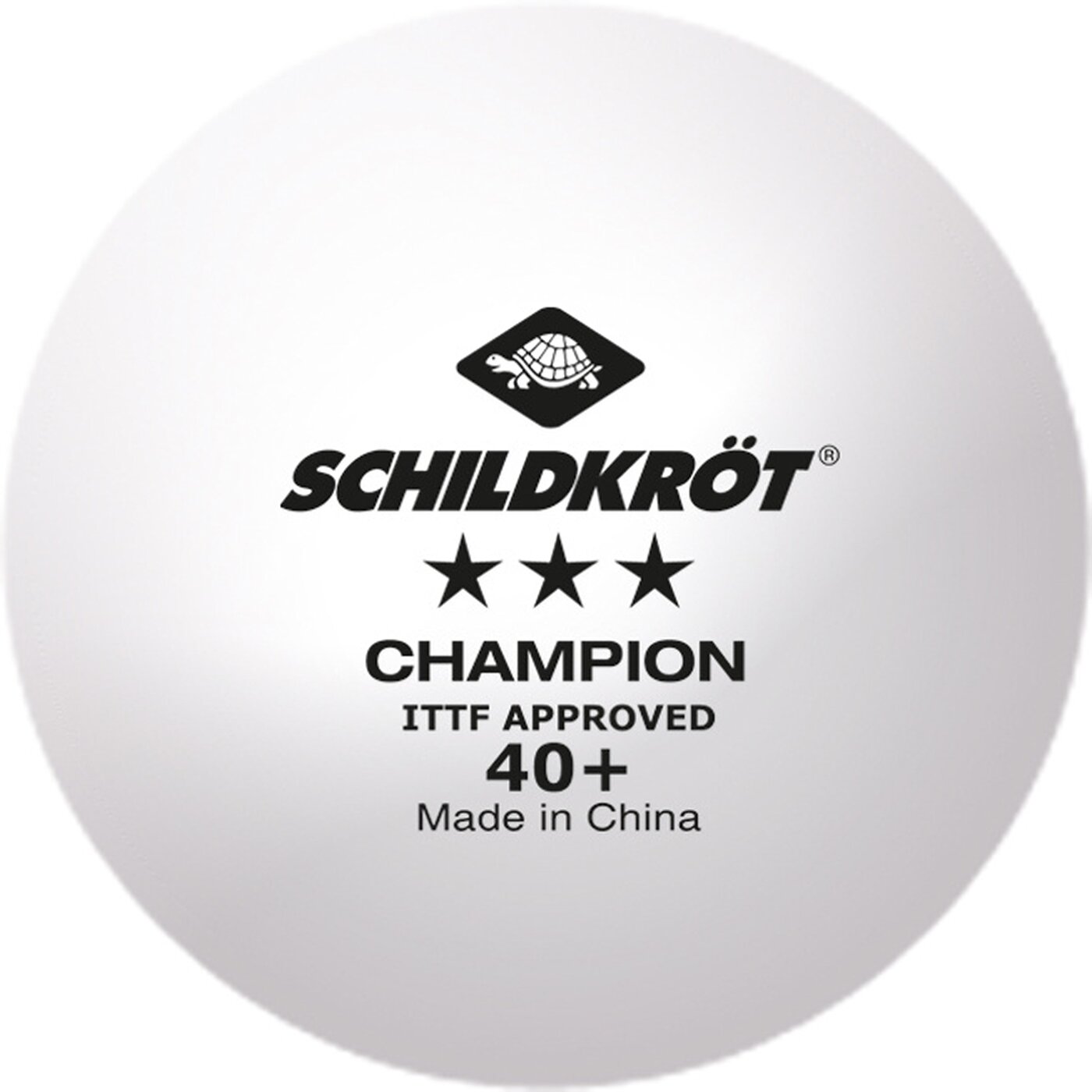TT-Ball 3-Stern CHAMPION POLY 40+, KEINE FARBE Bild 2
