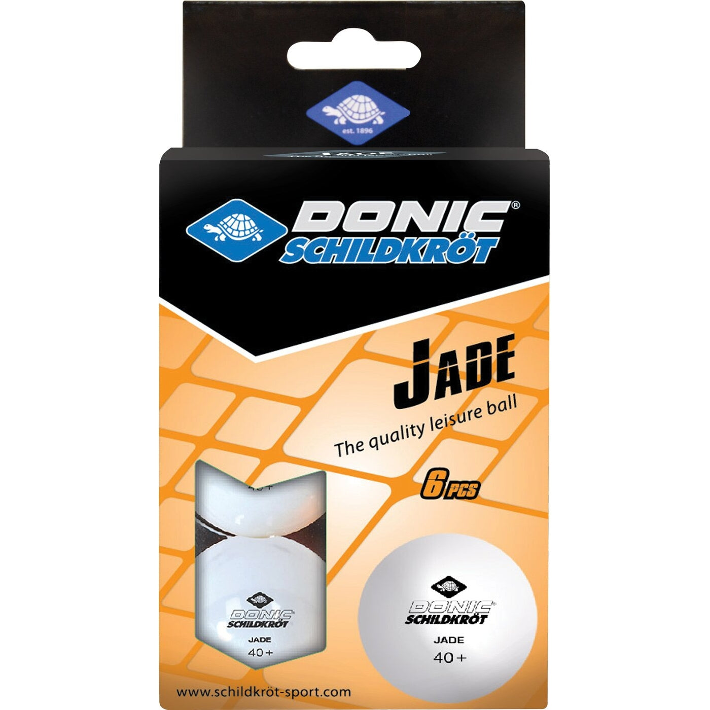 TT-Ball JADE 40mm 6er weiß KEINE FARBE Bild 2