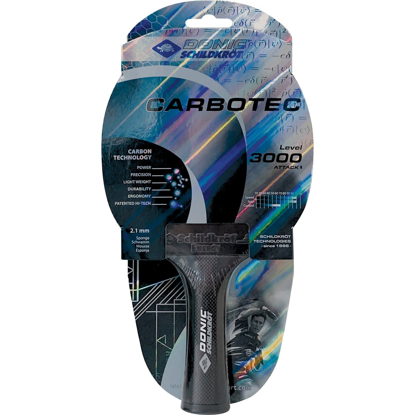 TT-Schläger CARBOTEC 3000 konkav, M KEINE FARBE Bild 3