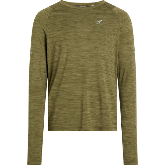 He.-Langarmshirt Ailo LS M MELANGE/OLIVE DARK/O MELANGE/OLIVE DARK/O Bild 1
