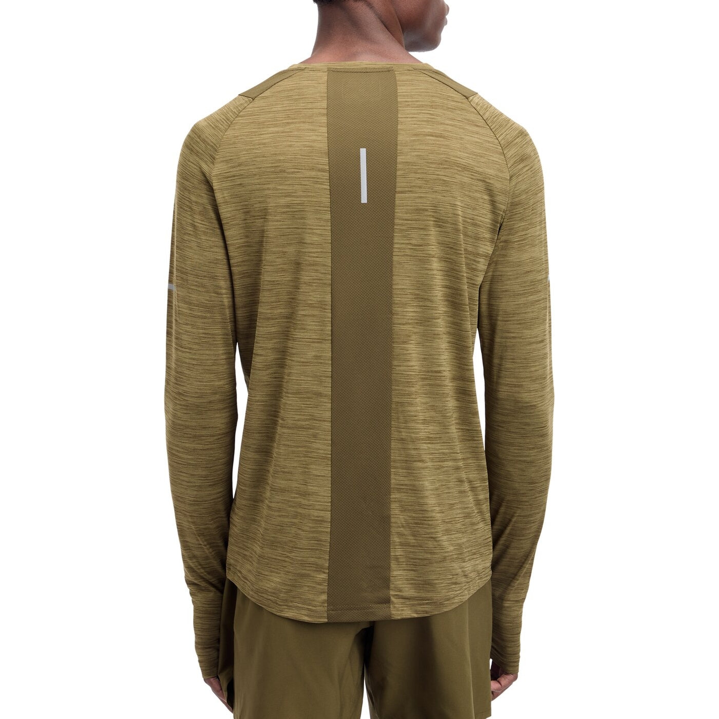 He.-Langarmshirt Ailo LS M MELANGE/OLIVE DARK/O MELANGE/OLIVE DARK/O Bild 2