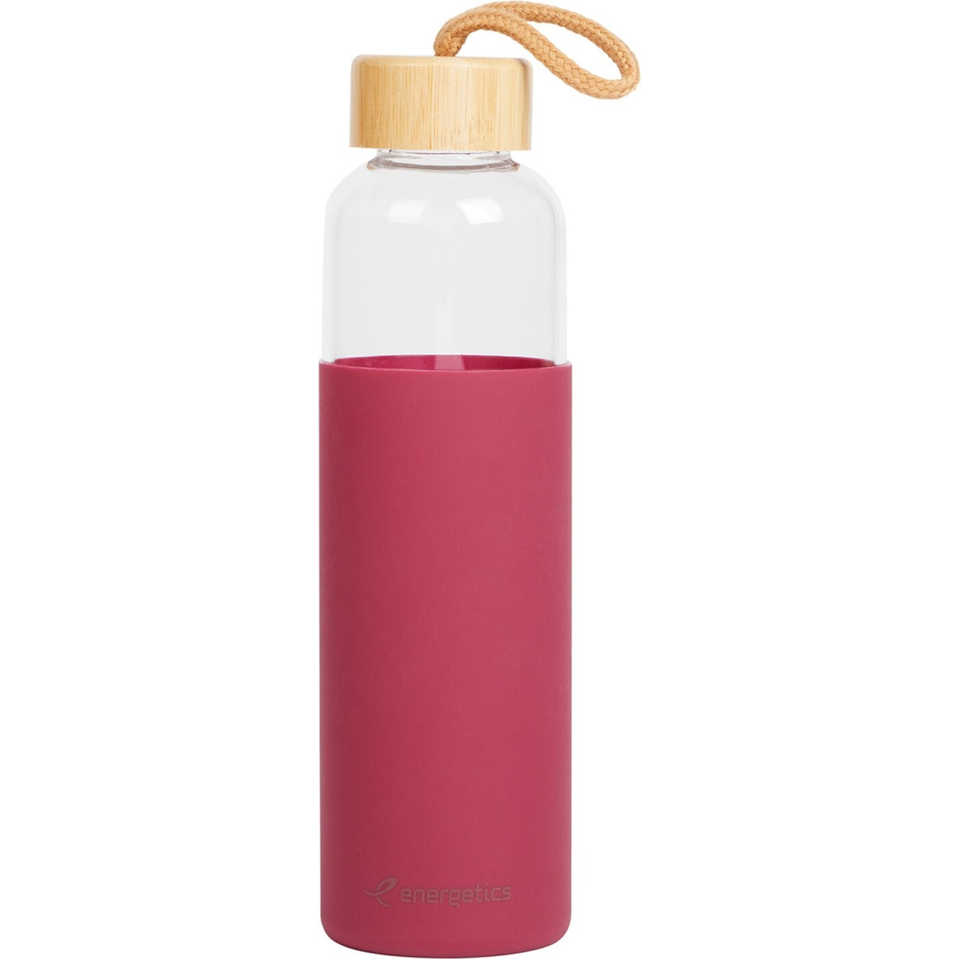 Trinkflasche Glass Bottle Bamboo II 0.55 RED DARK/RED WINE RED DARK/RED WINE Bild 1