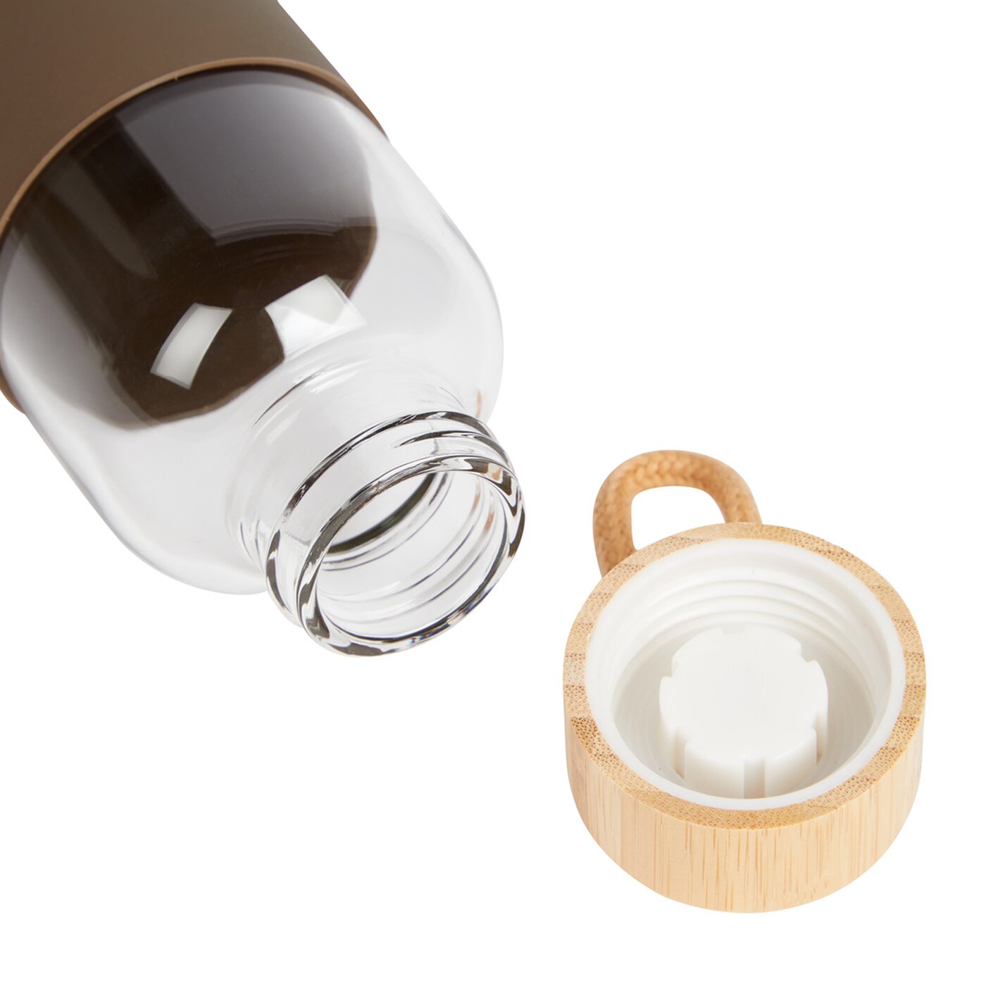 Trinkflasche Glass Bottle Bamboo II 0.55 BROWN DARK/BROWN LIG BROWN DARK/BROWN LIG Bild 2