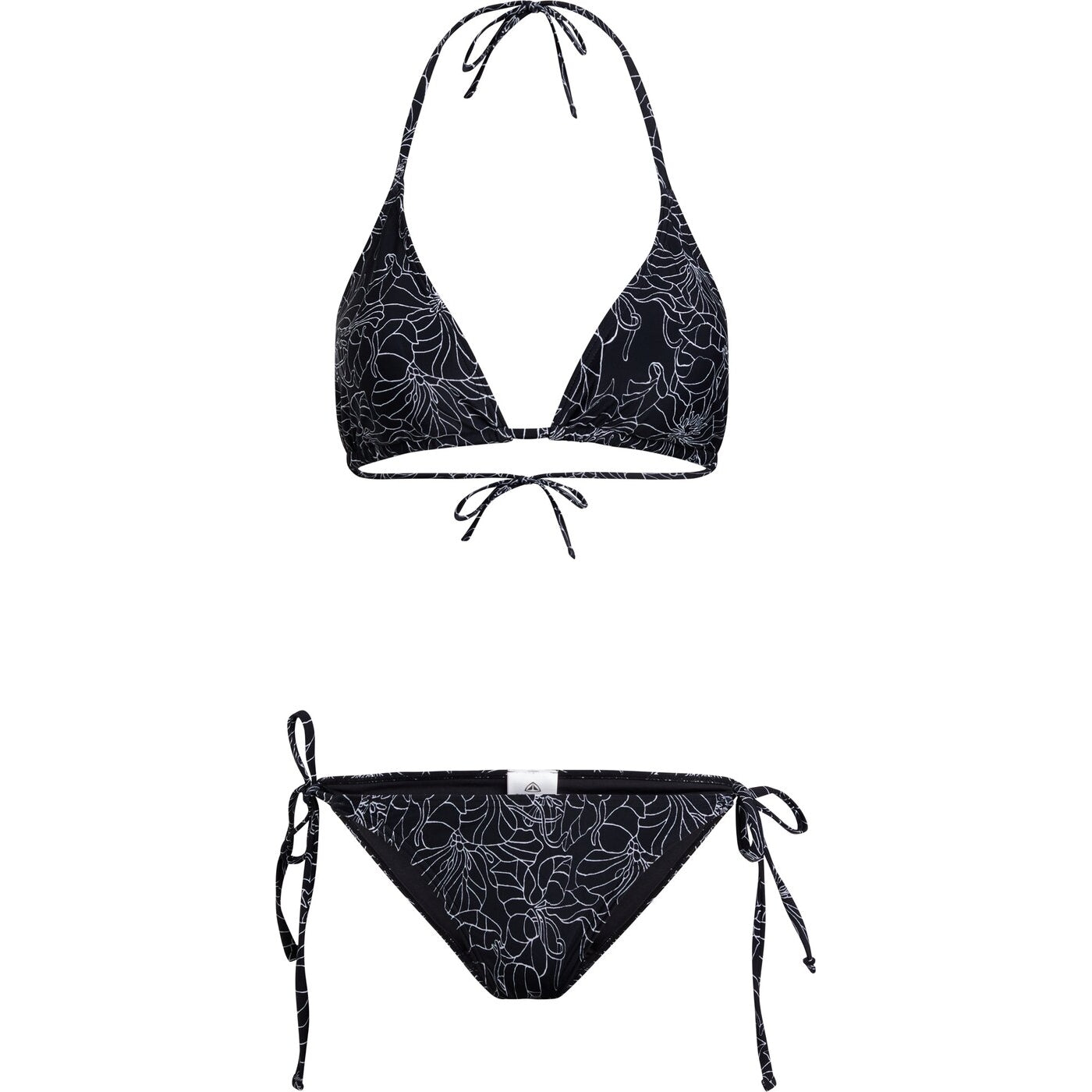 Da.-Bikini Mari W Liner II AOP/BLACK AOP/BLACK Bild 1
