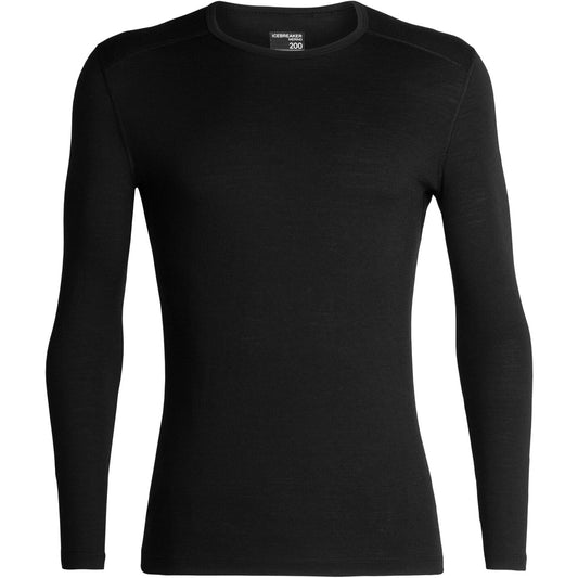 Mens 200 Oasis LS Crewe BLACK Bild 1
