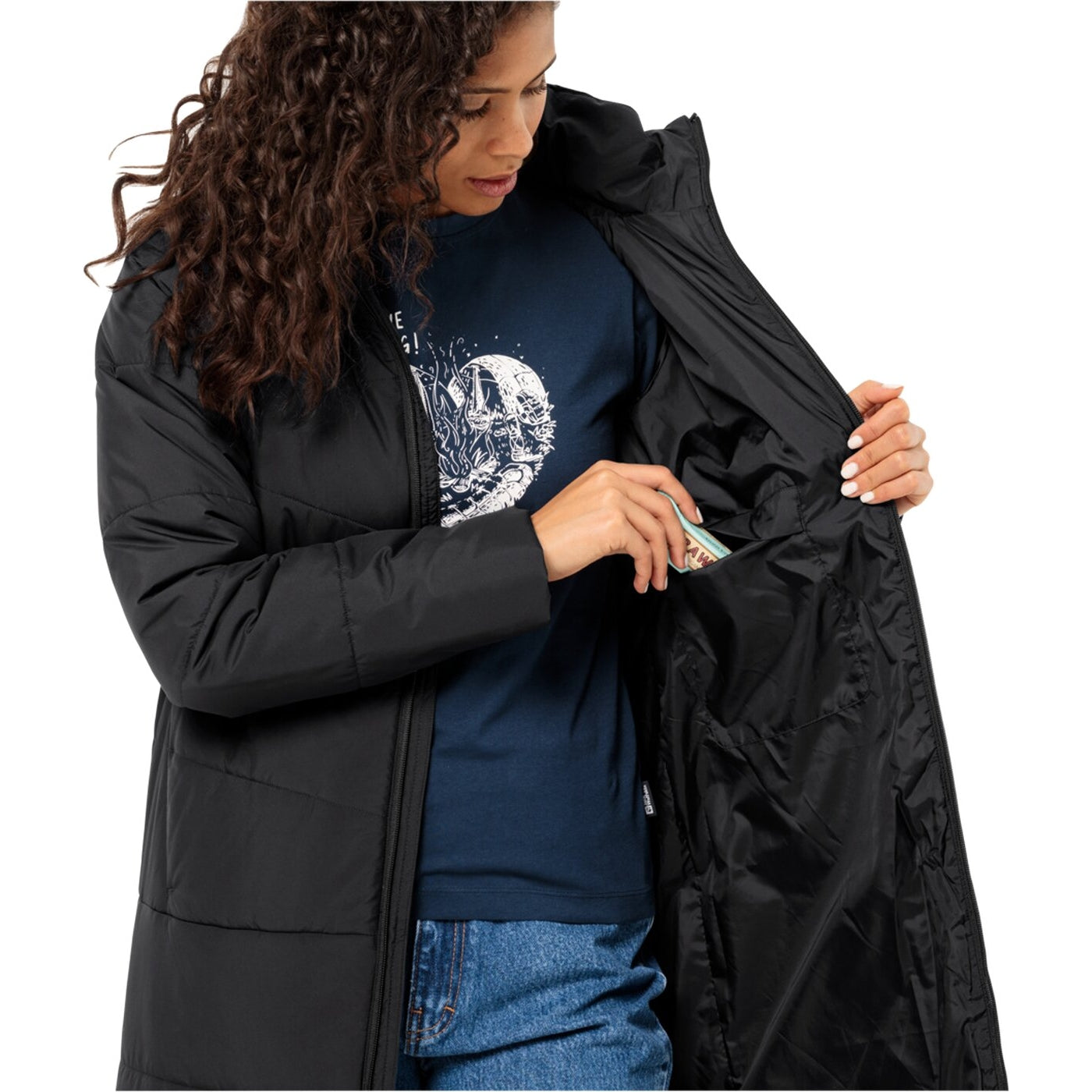 DEUTZER COAT W BLACK BLACK Bild 5