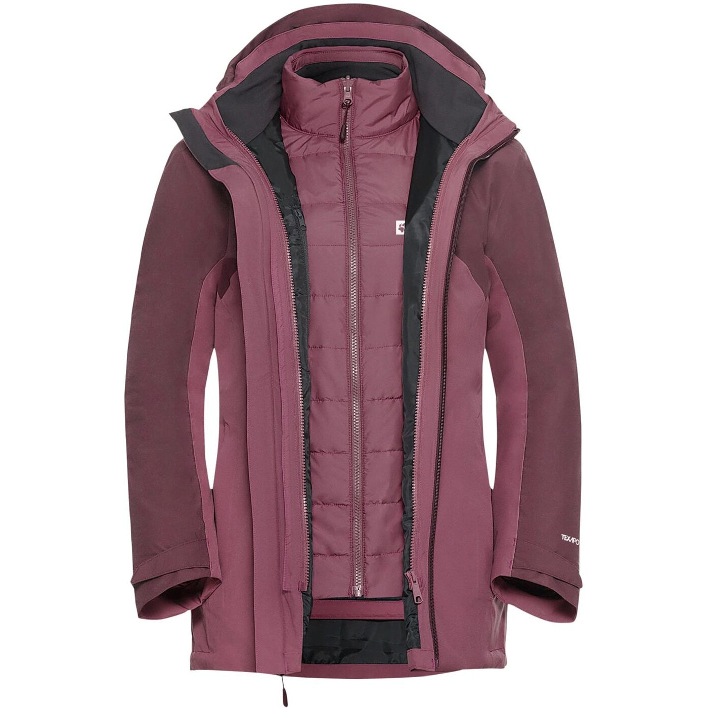 HUNBERG 3IN1 JKT W RAISIN RAISIN Bild 5