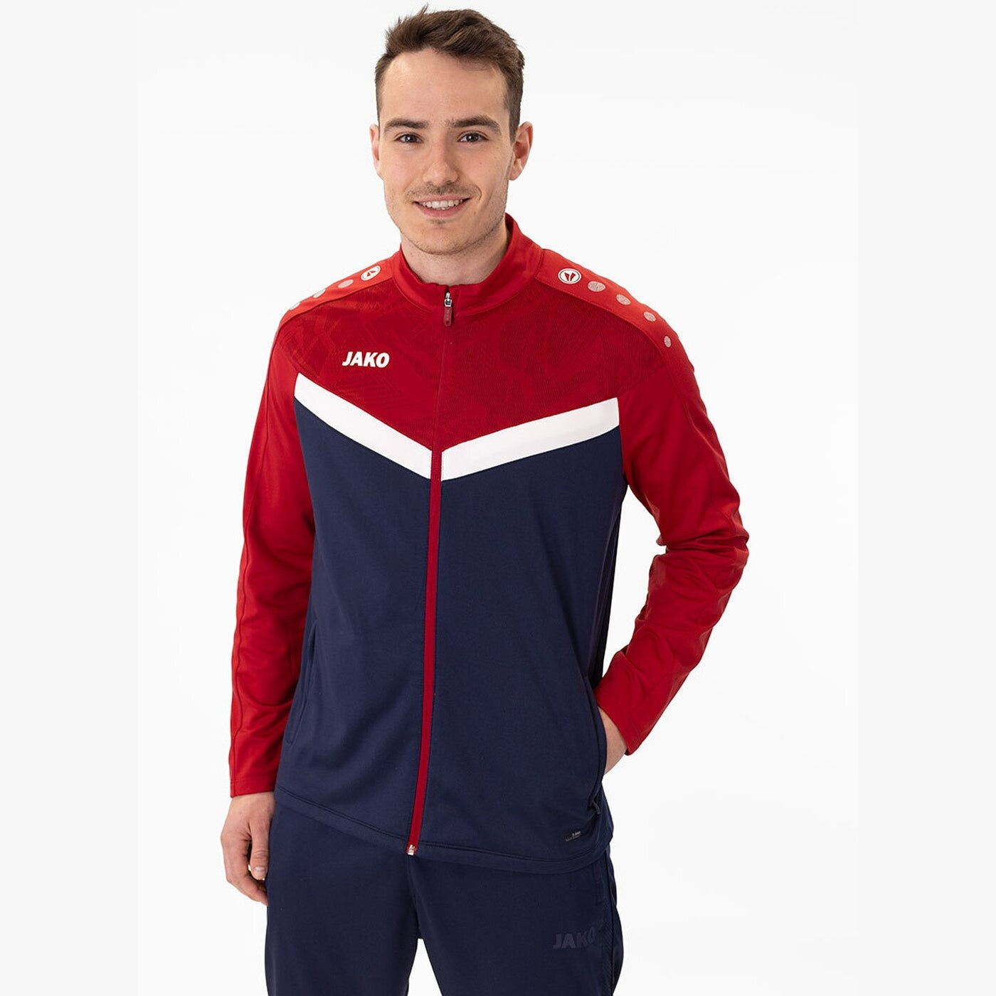 Polyesterjacke Iconic MARINE/CHILI ROT MARINE/CHILI ROT Bild 7