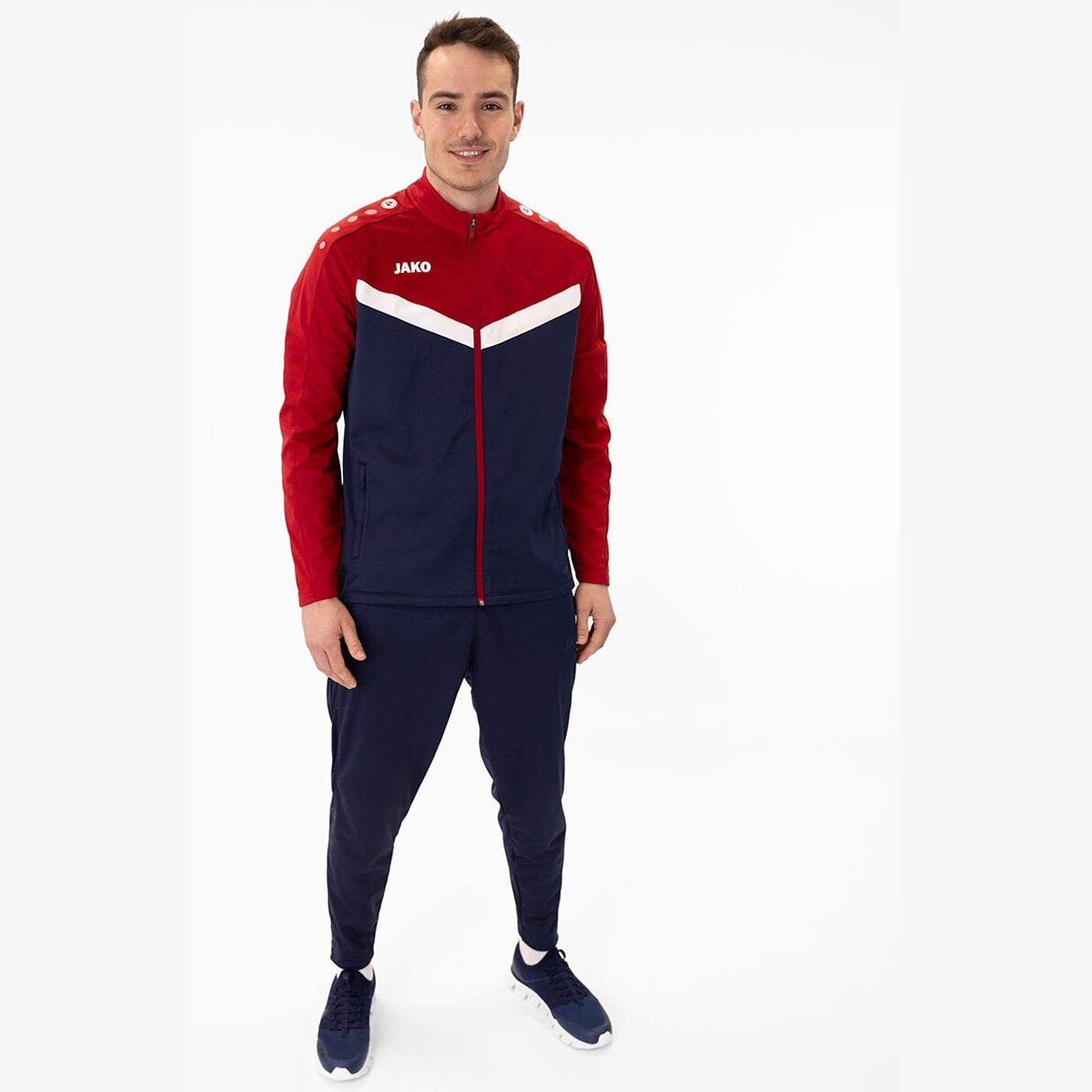 Polyesterjacke Iconic MARINE/CHILI ROT MARINE/CHILI ROT Bild 8