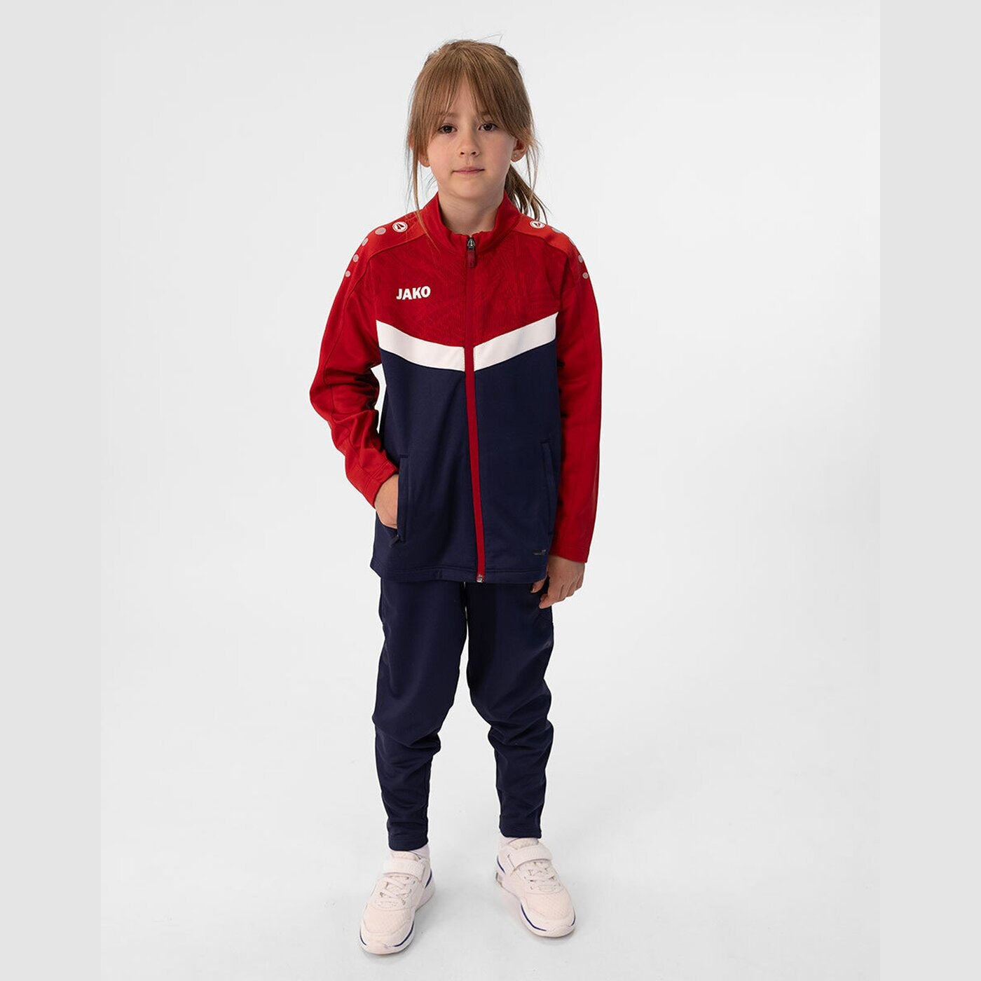 Polyesterjacke Iconic MARINE/CHILI ROT MARINE/CHILI ROT Bild 8