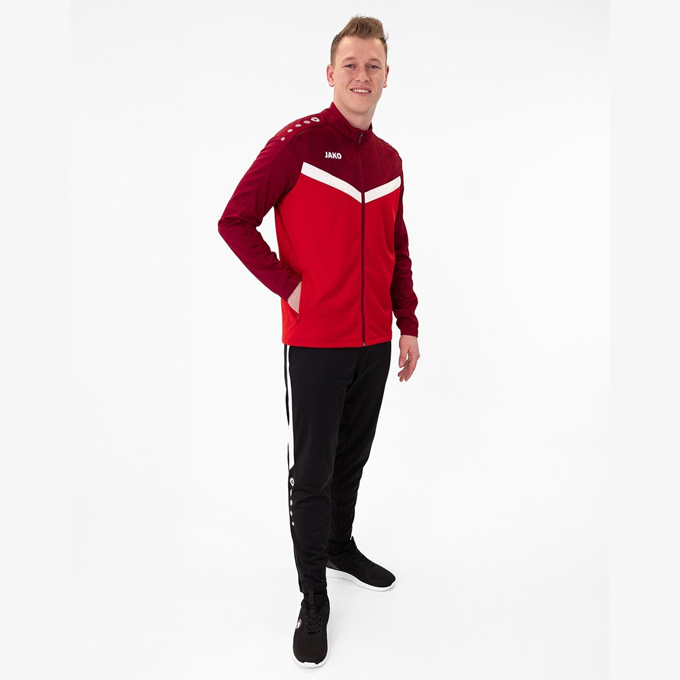 Polyesterjacke Iconic ROT/WEINROT ROT/WEINROT Bild 8