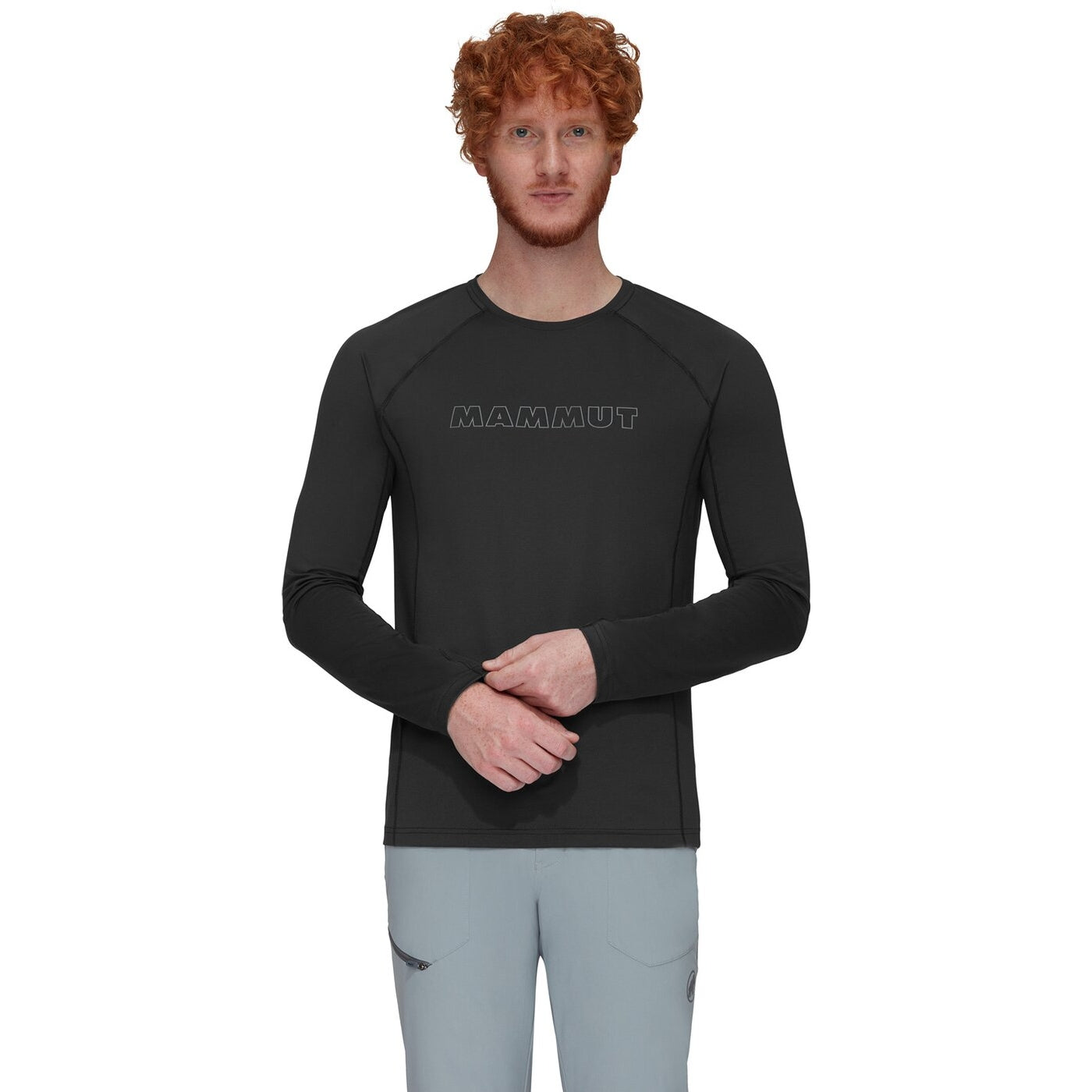 Selun FL Longsleeve Men Logo BLACK BLACK Bild 2