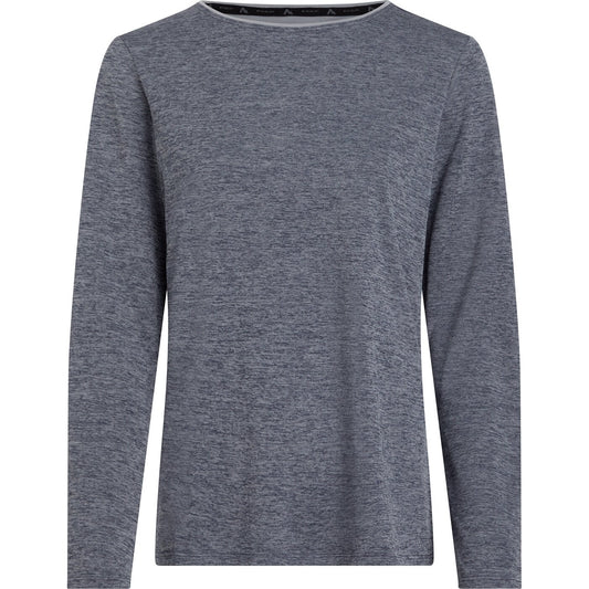 Da.-Langarmshirt Hunu LS W 906 MELANGE/NAVY 906 MELANGE/NAVY Bild 1