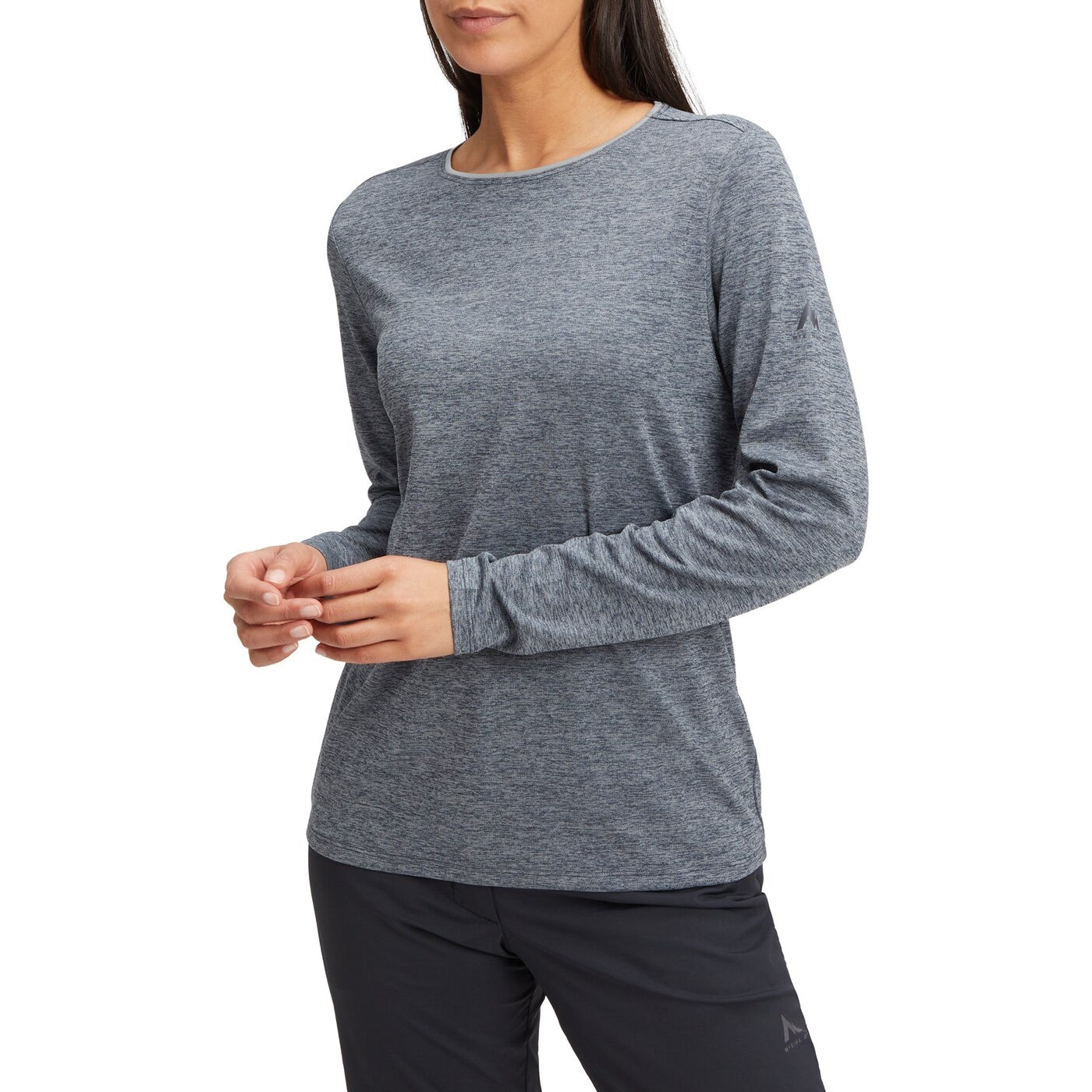 Da.-Langarmshirt Hunu LS W 906 MELANGE/NAVY 906 MELANGE/NAVY Bild 3