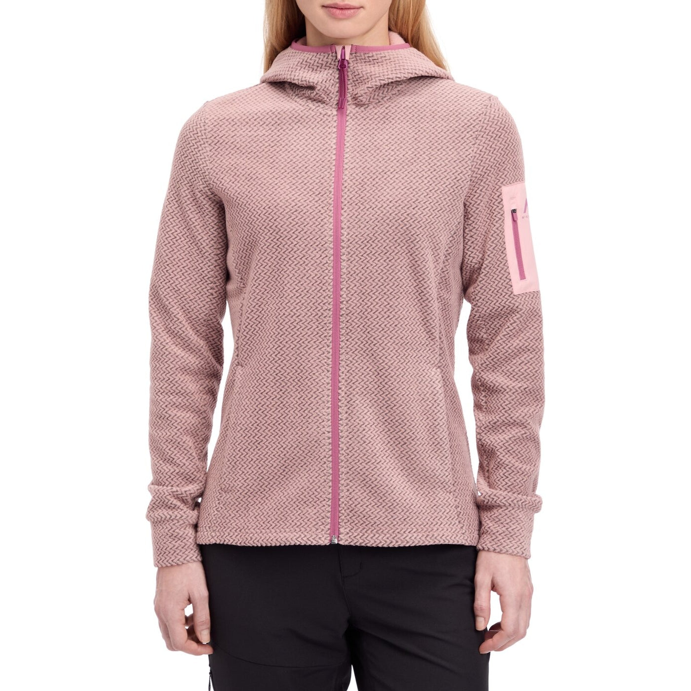 Da.-Unterjacke Hucture FZ W ROSE DARK ROSE DARK Bild 3