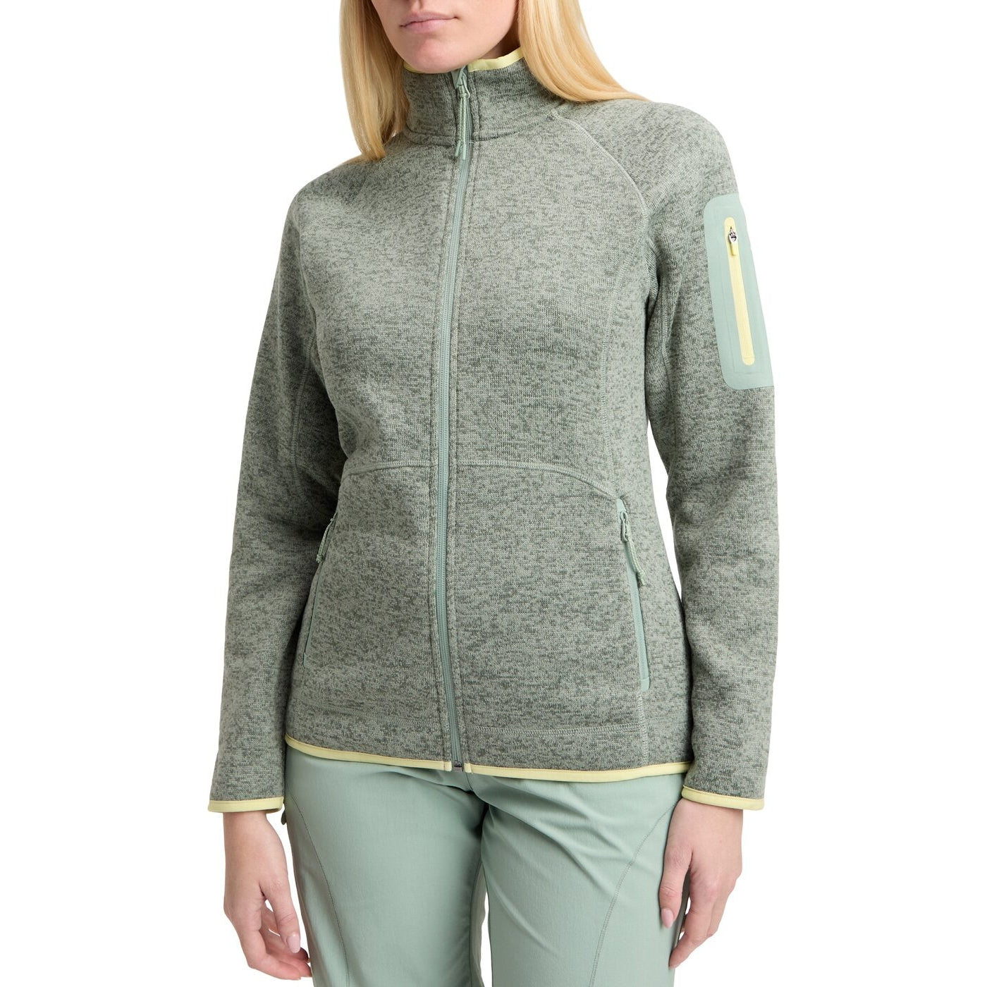 Da.-Unterjacke Skeena wms MELANGE/GREEN SMOKE MELANGE/GREEN SMOKE Bild 3