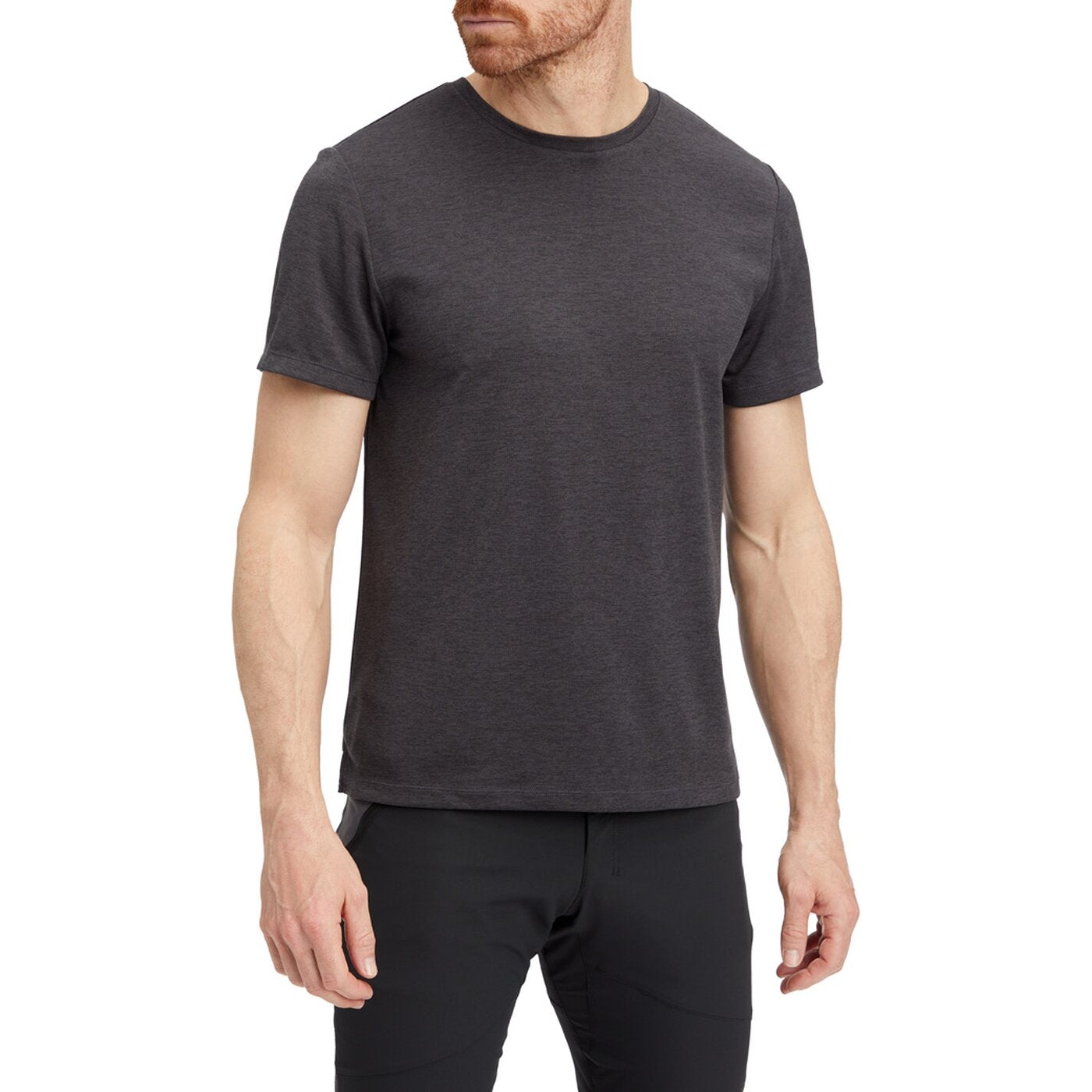He.-T-Shirt Hunu M MELANGE/BLACK NIGHT MELANGE/BLACK NIGHT Bild 3