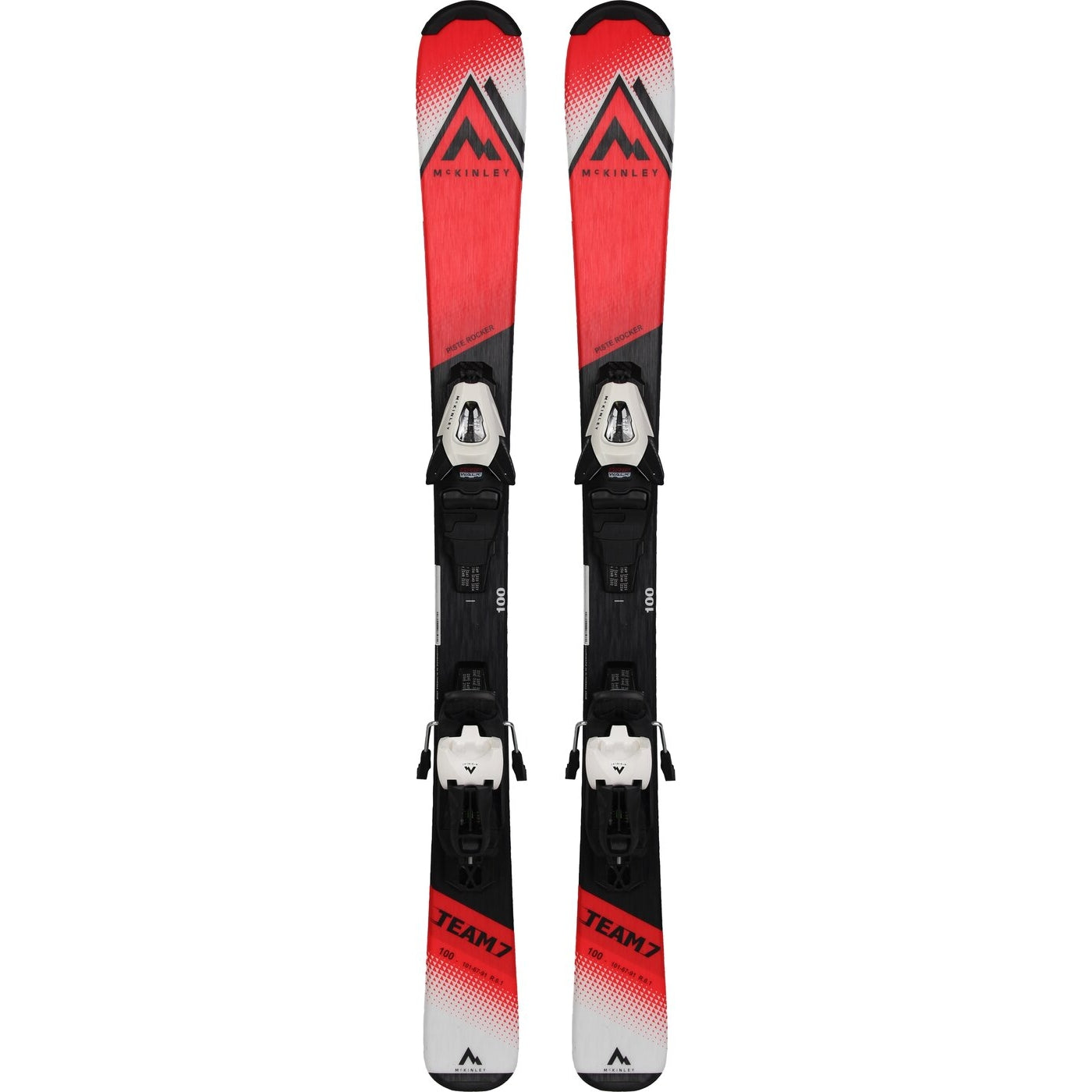 Ki.-Ski-Set Team 7 geschraubt RED LIGHT/BLACK RED LIGHT/BLACK Bild 1