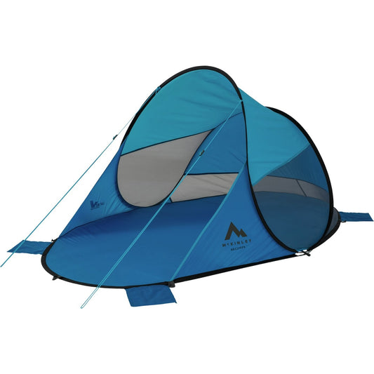 Strandmuschel Pop-Up Bora BLUELIGHT/BLUEPETROL Bild 1