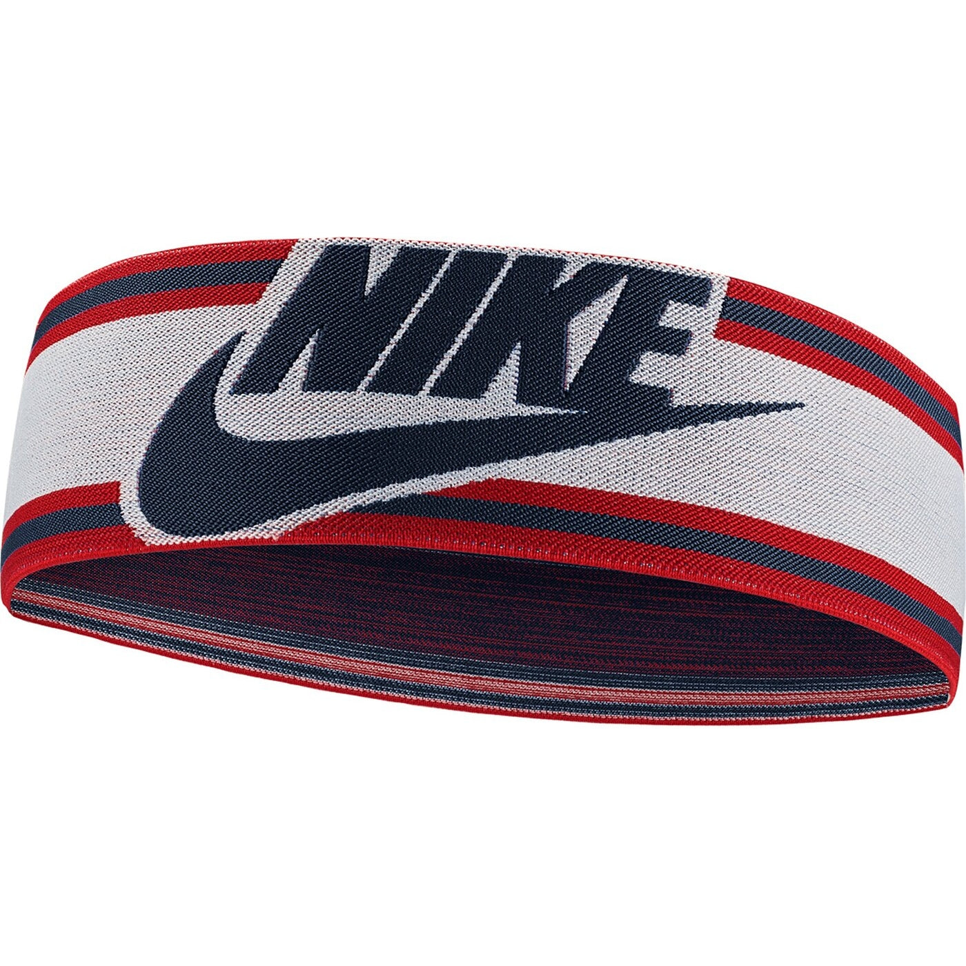 9318/125 Nike M Elastic Headband 123 SAIL/UNIVERSITY RED/G 123 SAIL/UNIVERSITY RED/G Bild 1