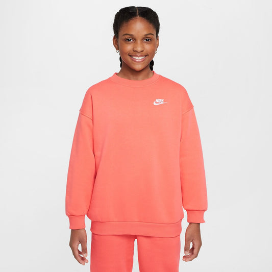 G NSW CLUB FLC OVRSZD CREW LBR MAGIC EMBER/WHITE MAGIC EMBER/WHITE Bild 1