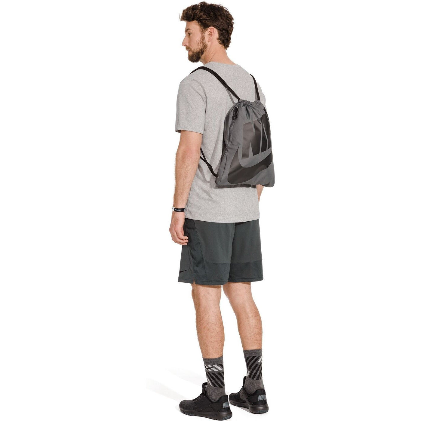 NIKE HERITAGE GYMSACK DARK GREY/BLACK/BLACK Bild 3