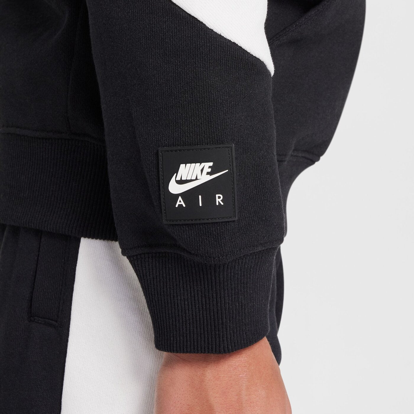 K NIKE AIR FLC PO HOODIE -PD BLACK/WHITE/WHITE BLACK/WHITE/WHITE Bild 7