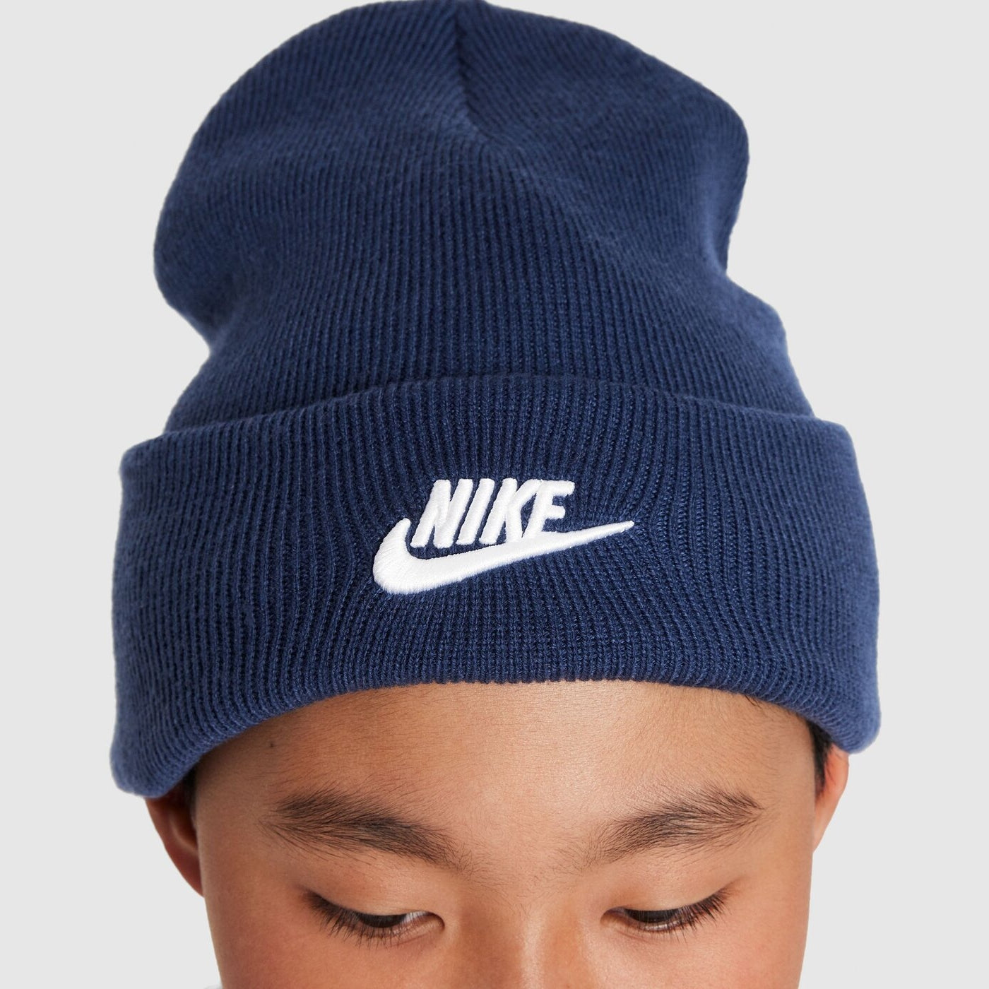 K NK PEAK BEANIE TC FUT MIDNIGHT NAVY/WHITE MIDNIGHT NAVY/WHITE Bild 4