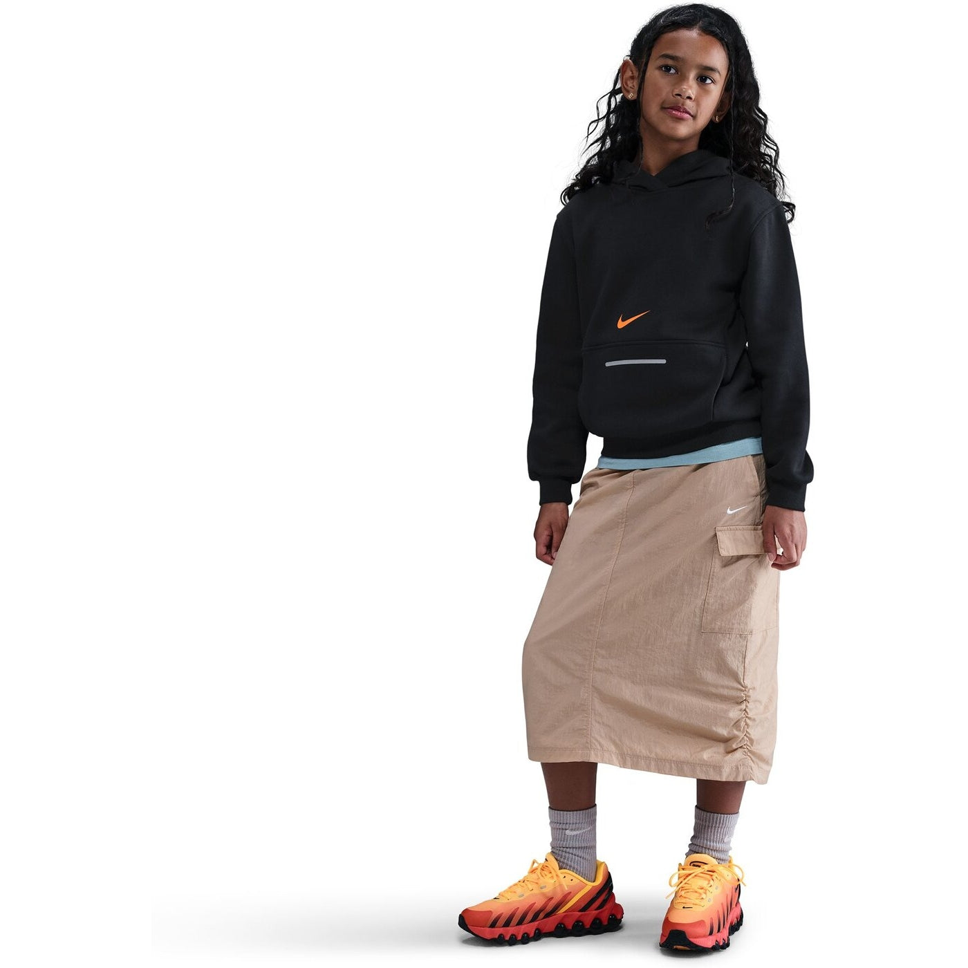 K NSW CLUB FLC HDY BRND NRG BLACK/SAFETY ORANGE BLACK/SAFETY ORANGE Bild 3