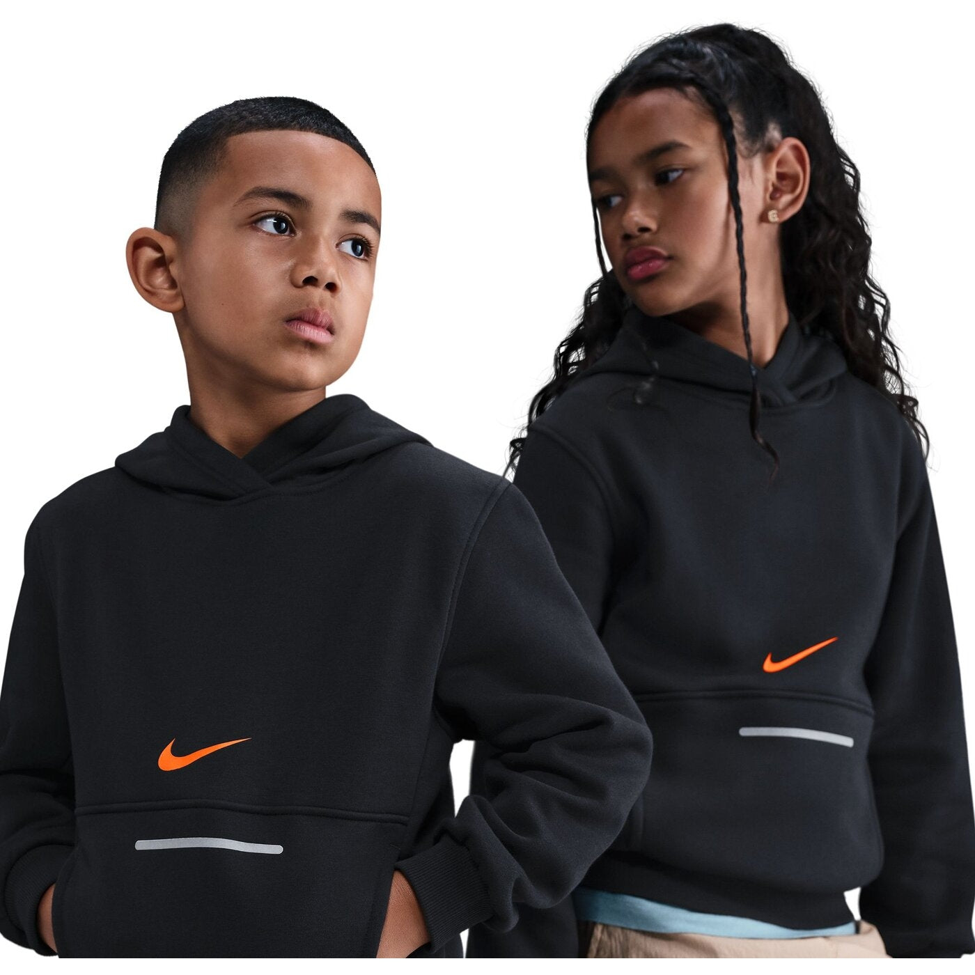 K NSW CLUB FLC HDY BRND NRG BLACK/SAFETY ORANGE BLACK/SAFETY ORANGE Bild 6