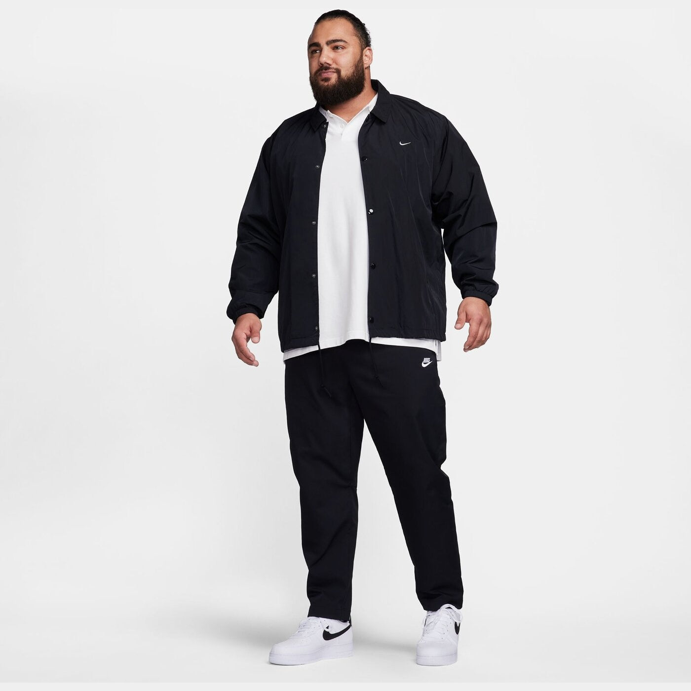 M NK CLUB SS POLO PIQUE WHITE/BLACK WHITE/BLACK Bild 3