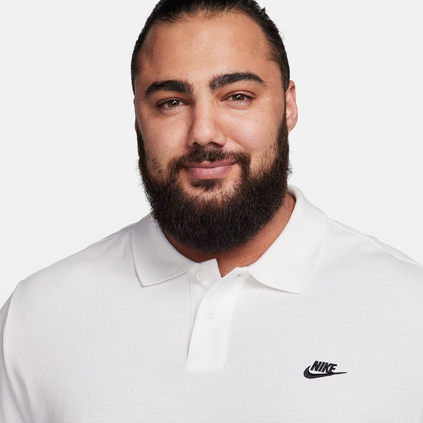 M NK CLUB SS POLO PIQUE WHITE/BLACK WHITE/BLACK Bild 8